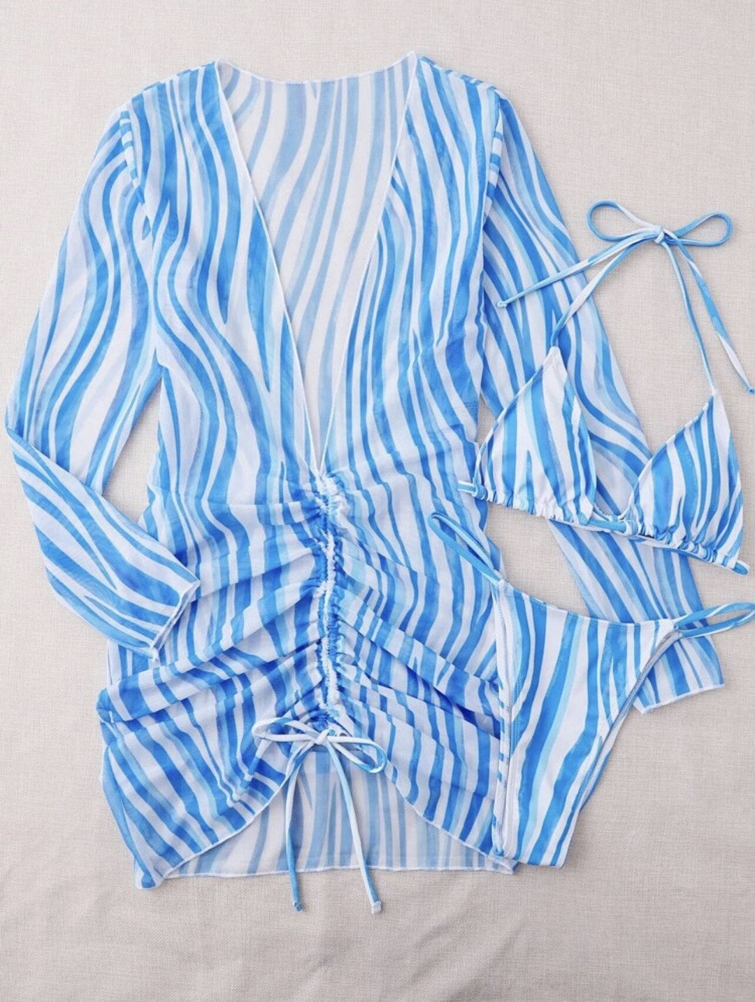 Gigi 3-piece Set | The ideal set; bikini with cover-up