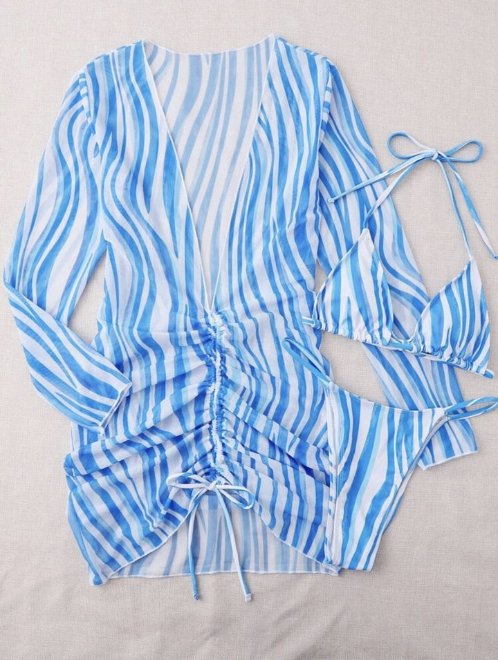 Gigi 3-piece Set | The ideal set; bikini with cover-up