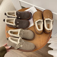 Mikaela Leather Slippers | Warm & Trendy