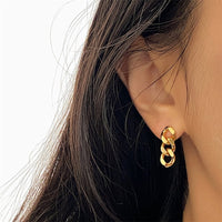 Gold Chain Earrings | Complete your outfit with these beautiful earrings