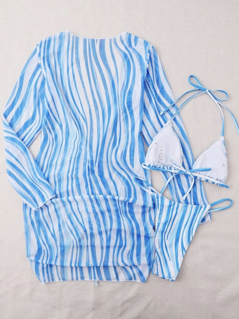 Gigi 3-piece Set | The ideal set; bikini with cover-up