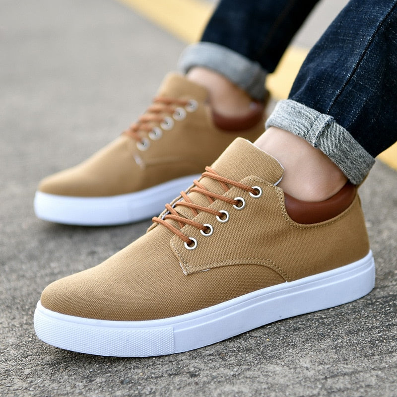 Sammy Jackson™ David Sneakers | Stoere herensneakers met witte zool