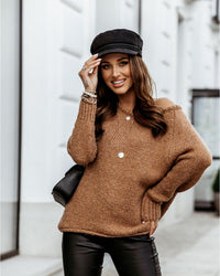 Sammy Jackson™ Gaby™ | Knitted Oversized Winter Sweater Women's Fashion