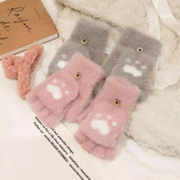 Ally Flip Mink Mittens | Cute & Comfy