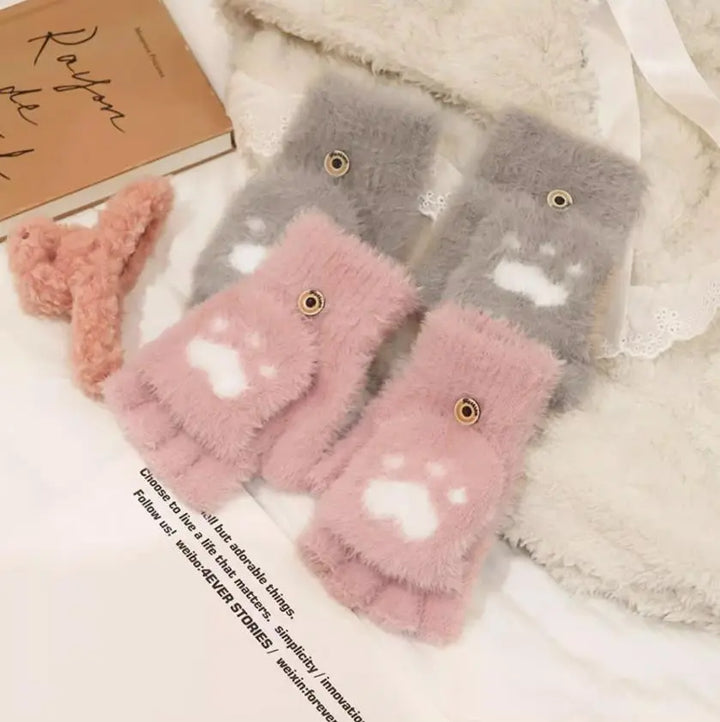 Ally Flip Mink Mittens | Cute & Comfy