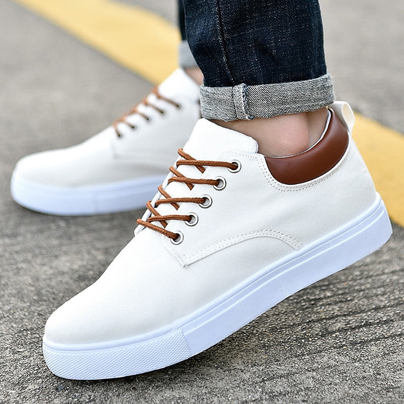 Sammy Jackson™ David Sneakers | Stoere herensneakers met witte zool