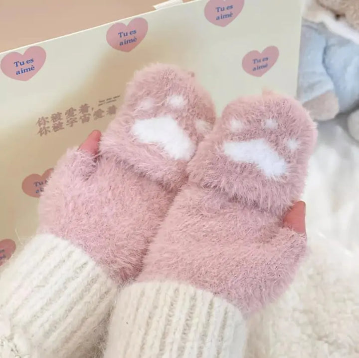 Ally Flip Mink Mittens | Cute & Comfy