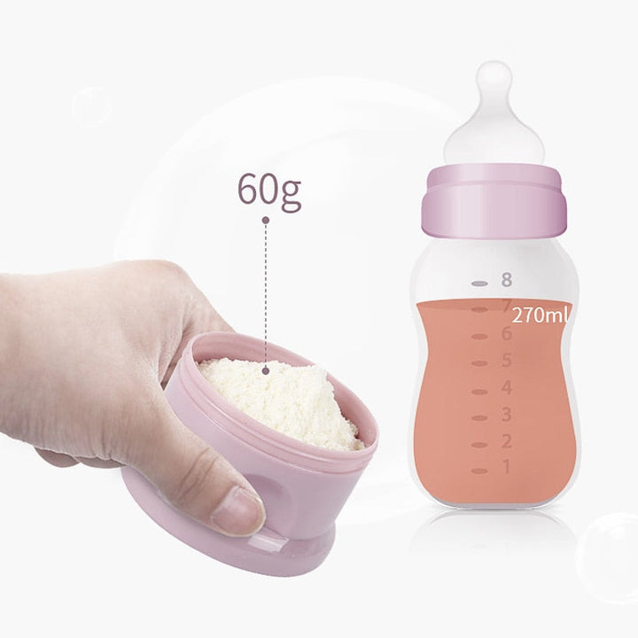 Baby wieża z proszkiem mlecznym | Również przydatna do przechowywania przekąsek