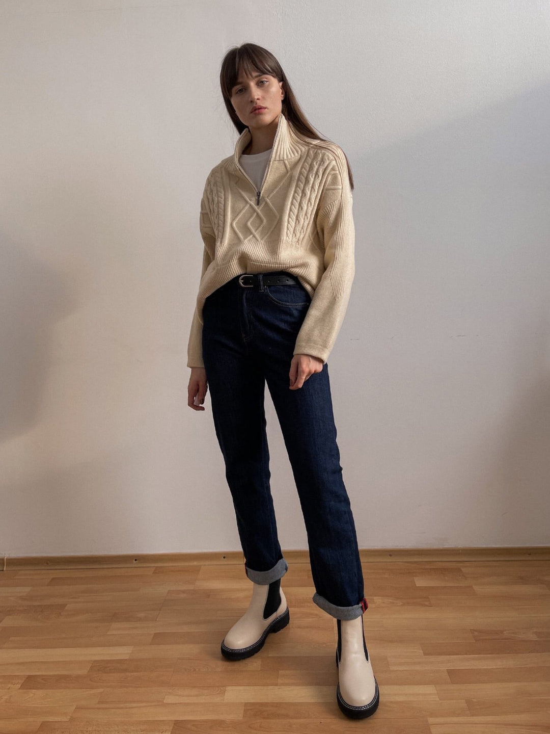 Elaine Sweater | Warm wool sweater with oversized fit