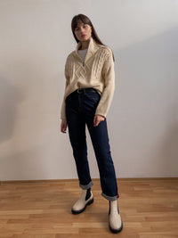 Elaine Sweater | Warm wool sweater with oversized fit
