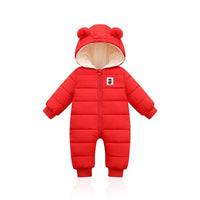 Little Baby Winter Romper | Met schattige berenoortjes
