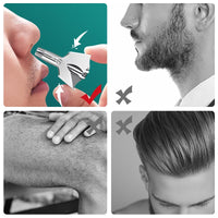Sammy Jackson™ Pro RVS Neushaar Trimmer | Een goed verzorgd gezicht