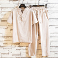 Sammy Jackson™ Luno Linnen Kledingset | Een luchtige & zomerse kledingset voor heren