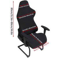 Sammy Jackson™ Fay Stretchy Bureaustoelhoes | Jouw bureaustoel als nieuw