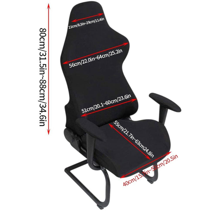 Sammy Jackson™ Fay Stretchy Bureaustoelhoes | Jouw bureaustoel als nieuw