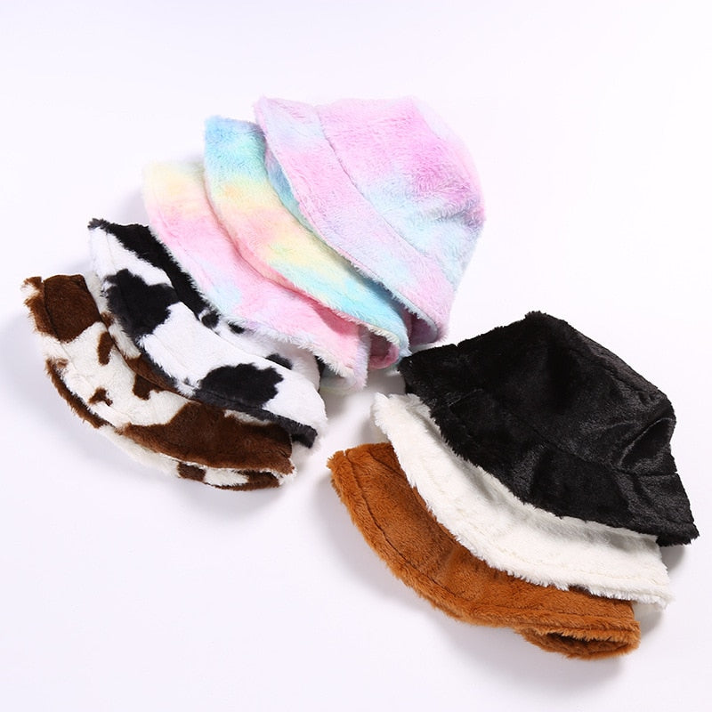 Pipa Plush Bucket Hat | Warm & Fashionable Through Winter