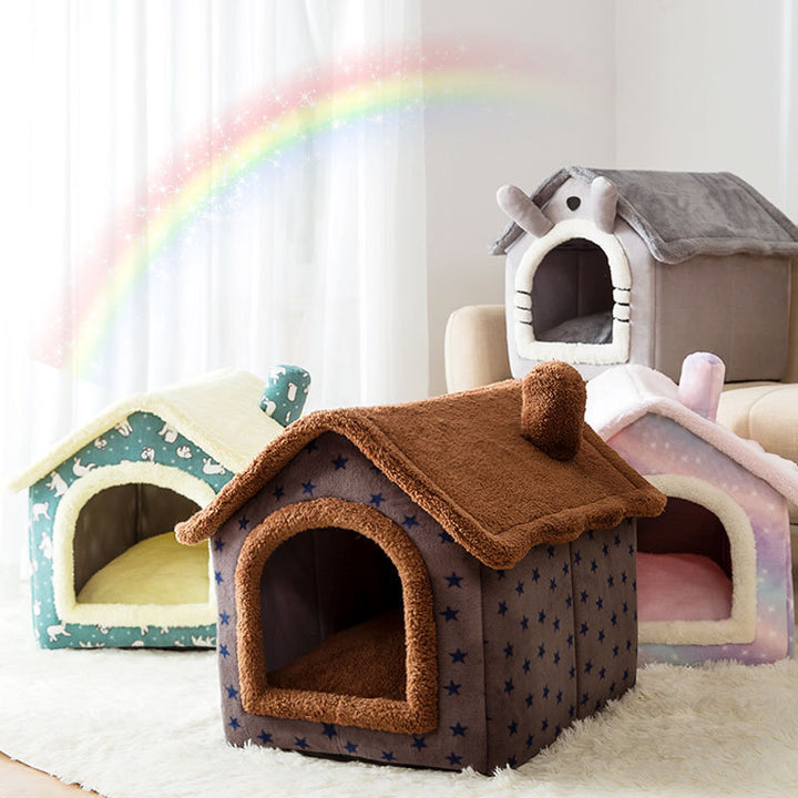 Sammy Jackson™ Fluffy Pet House | A cozy & warm sleeping spot for your pet