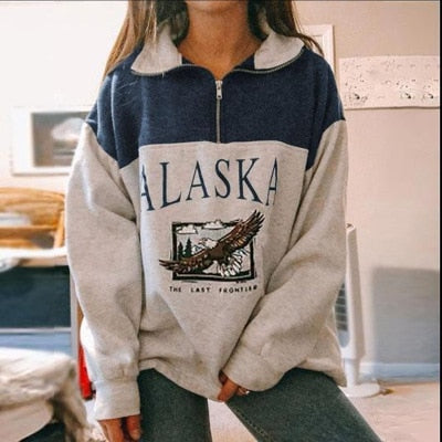 Bluza z kapturem Oversized Alaska | Ciepła i wygodna na zimne dni