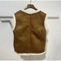 Janet Leather Winter Vest | Stylish & Timeless