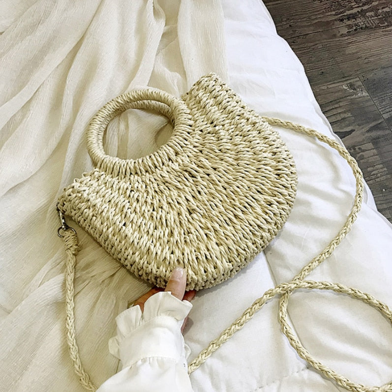 Sammy Jackson™ Romy Woven Shoulder Bag | A summery & elegant bag for women
