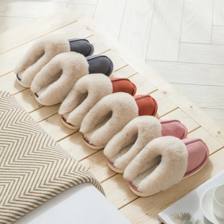 Julie Suede Slippers | Soft & Warm