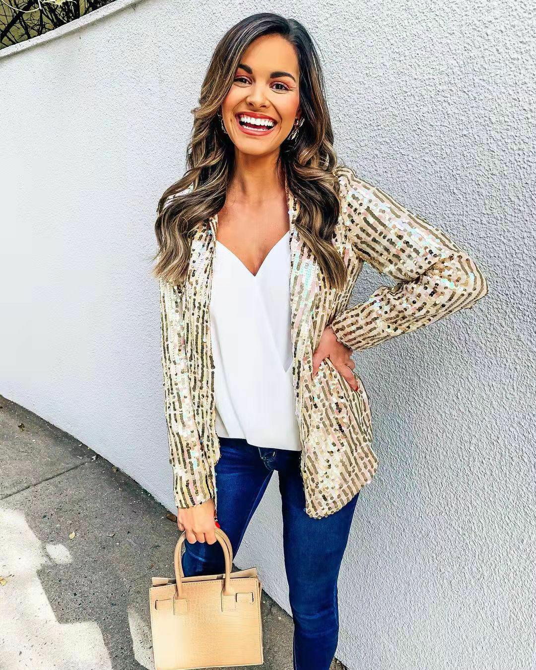 Linn Glitter Blazer | The must-have for the upcoming holidays