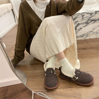 Mikaela Leather Slippers | Warm & Trendy
