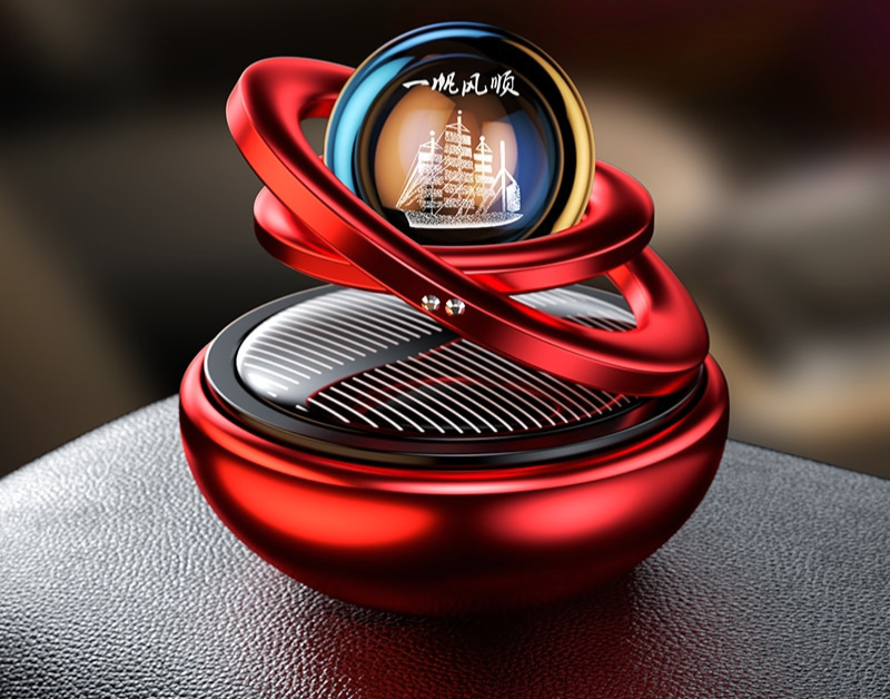 Solar Car Air Freshener | Cool Design and Solar Powered
