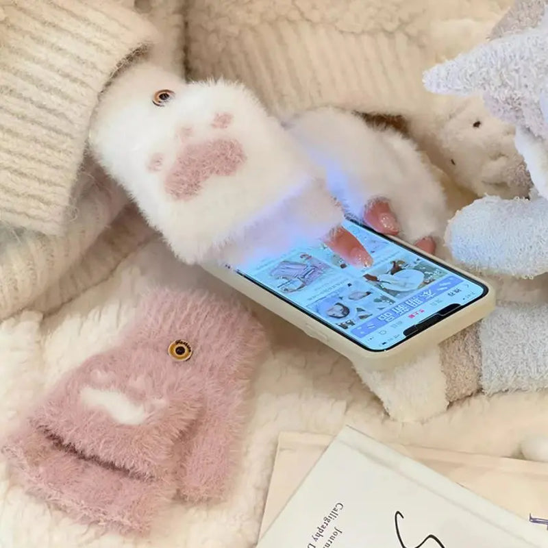 Ally Flip Mink Mittens | Cute & Comfy