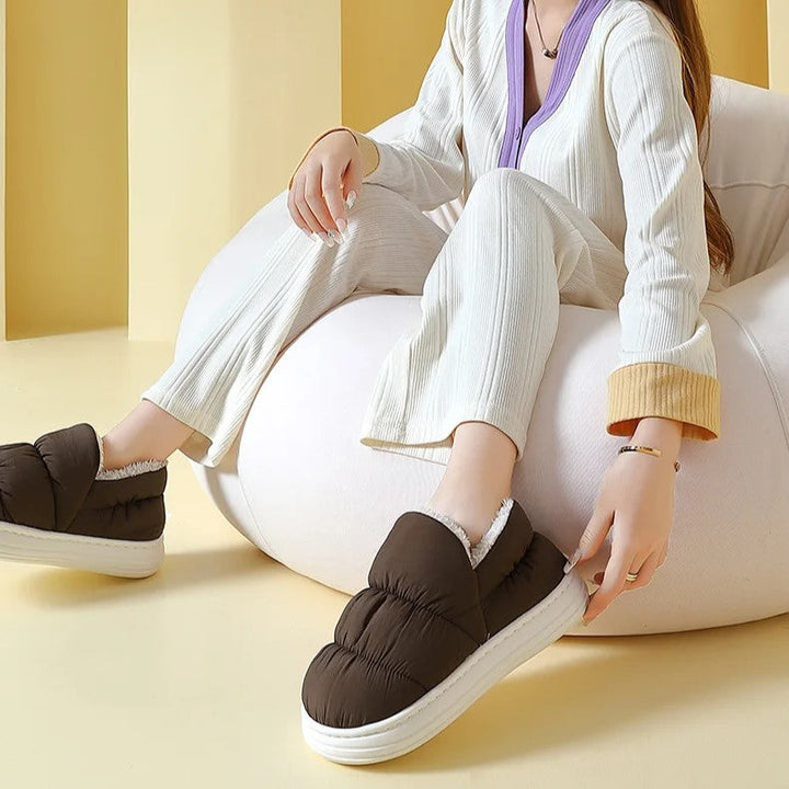 Claire Winter Slip-Ons | Comfy & Warm