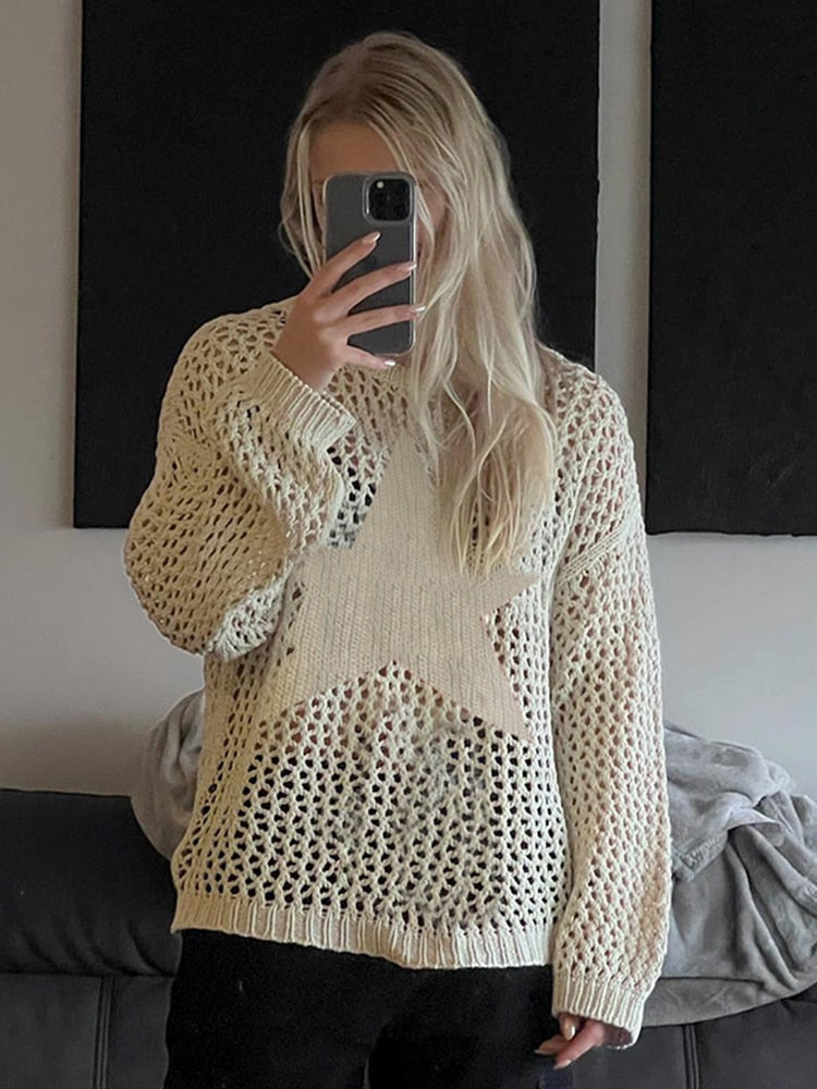 Sweter Sille na szydełku | Postaw na styl grunge