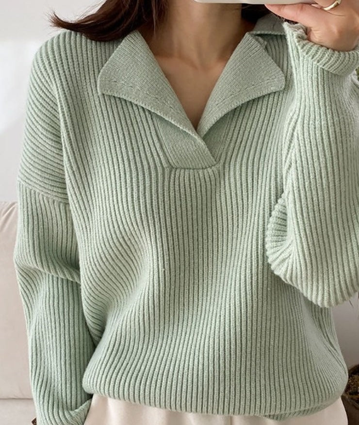 Cozy Winter Sweater with V-Neck | Comfy & Stylish