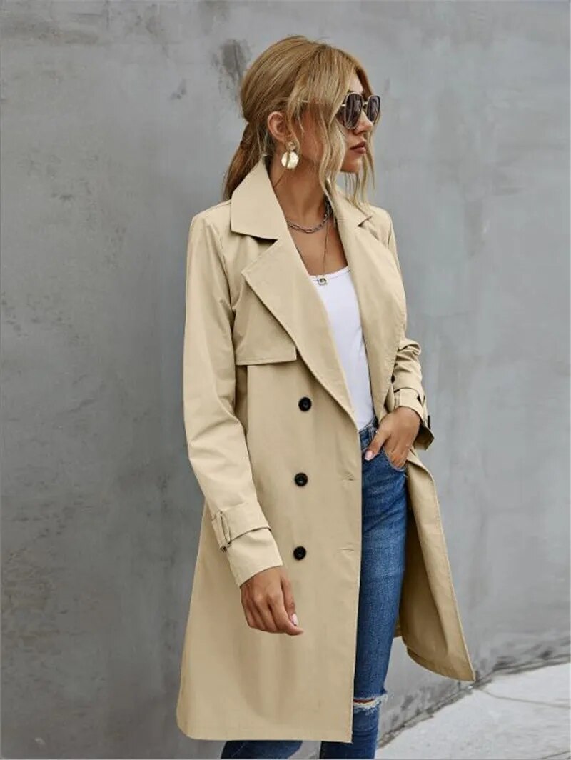 Płaszcz Trench Kelly | Strak & Stijlvol