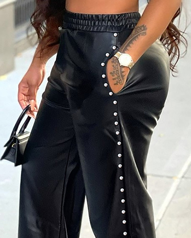 Jenny skórzane spodnie | Stylowe damskie spodnie