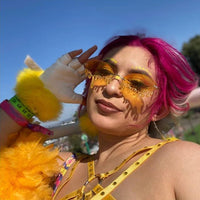 'Cry me a Glitter' Sunglasses | Let the festival season begin!