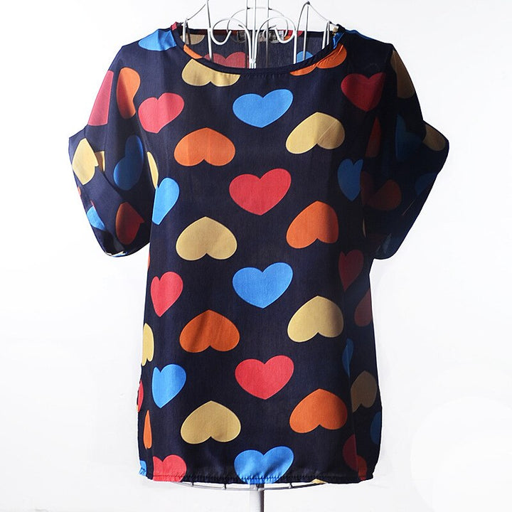 Sammy Jackson™ Klara Katoenen Dames Shirt | Een Zomers & Vrolijk T-Shirt