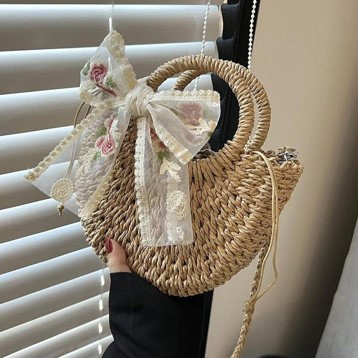 Sammy Jackson™ Romy Woven Shoulder Bag | A summery & elegant bag for women