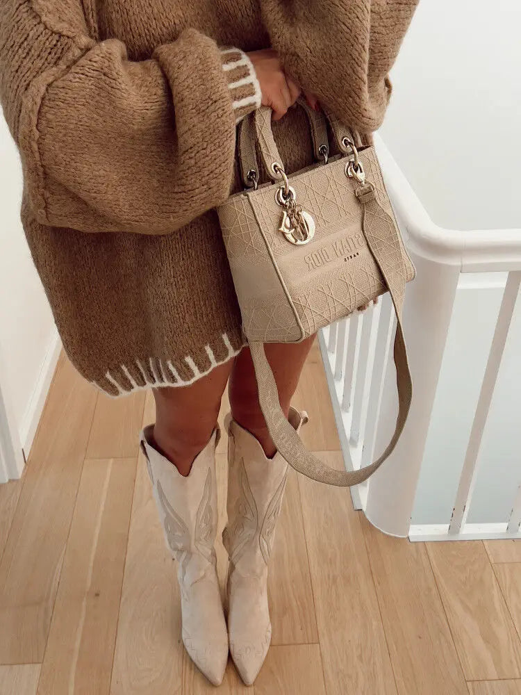 Evangeline Knitted Sweater | Loose & Comfortable