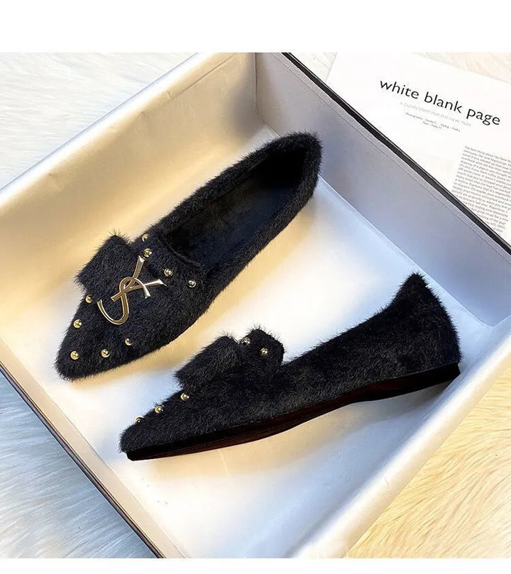 Holly Winter Slip-Ons | Stylish & Warm