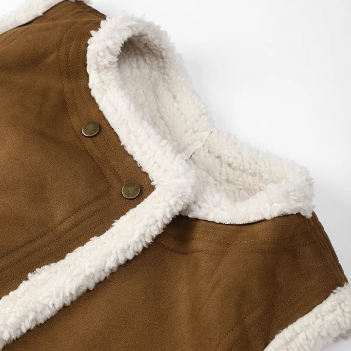 Janet Leather Winter Vest | Stylish & Timeless