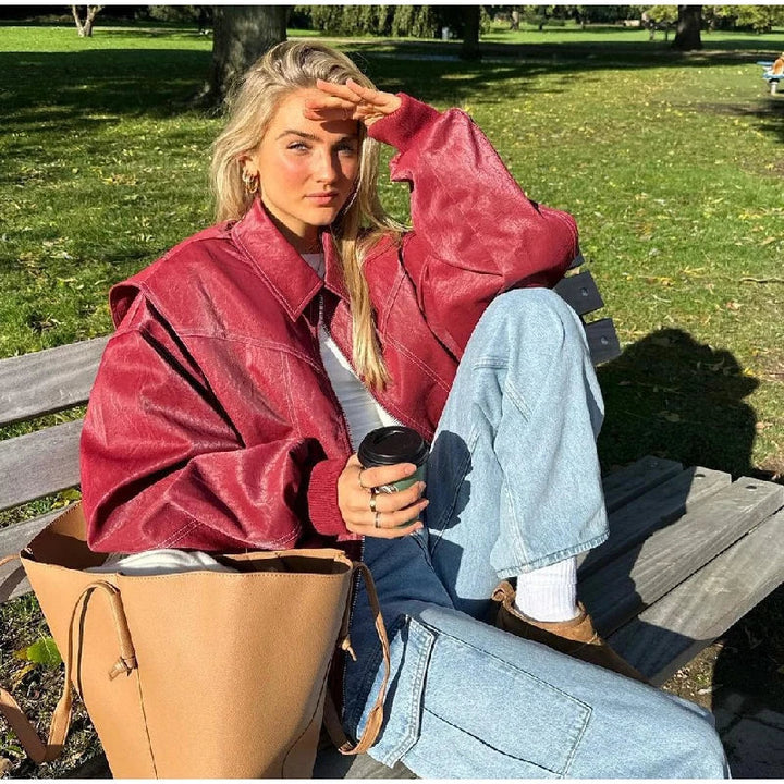 Catherine Leather Jacket | Stylish & Modern