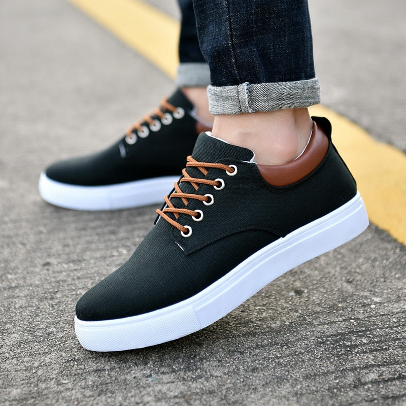Sammy Jackson™ David Sneakers | Stoere herensneakers met witte zool