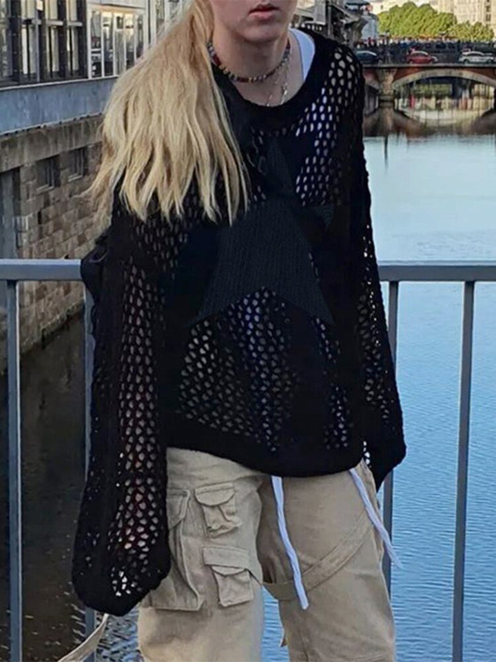 Sweter Sille na szydełku | Postaw na styl grunge