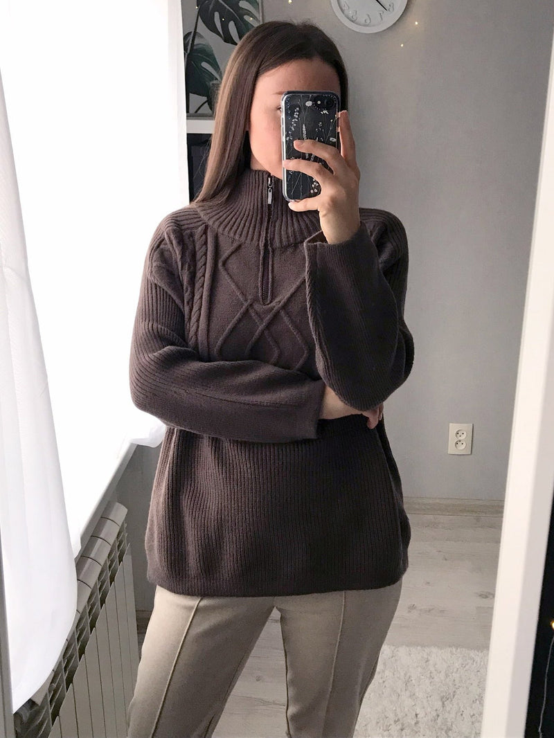 Elaine Sweater | Warm wool sweater with oversized fit