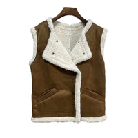 Janet Leather Winter Vest | Stylish & Timeless