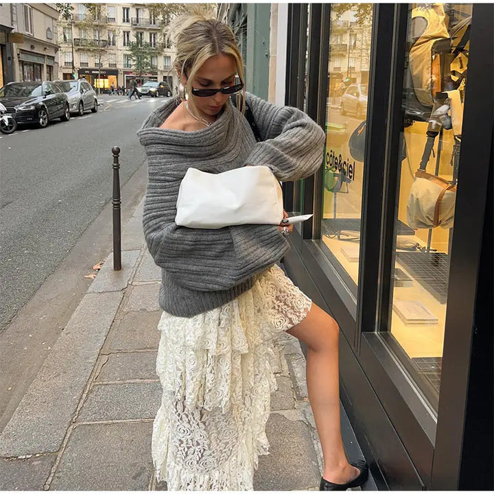 Sylvia Knitted Sweater | Stylish & Versatile
