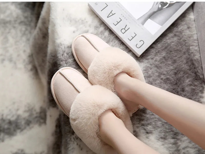 Julie Suede Slippers | Soft & Warm