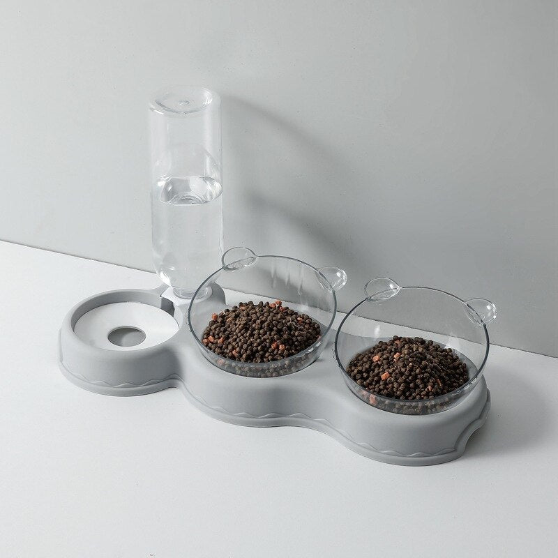 Sammy Jackson™ 3-in-1 Karl Kattenvoerbak | Super handig voor jouw huisdier