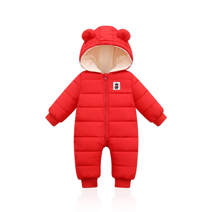 Little Baby Winter Romper | Met schattige berenoortjes