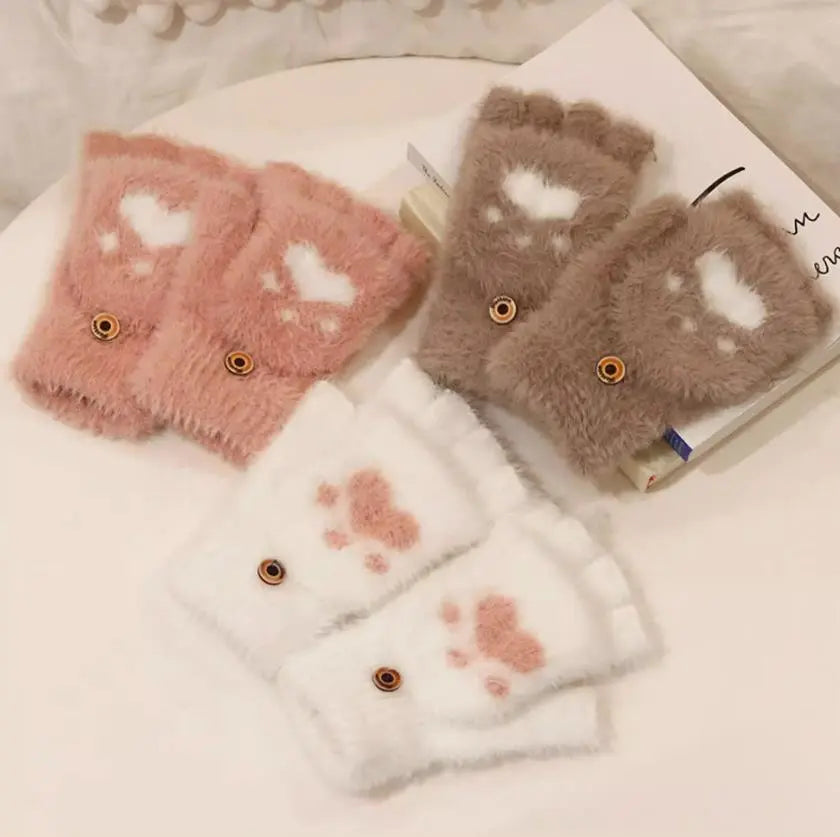 Ally Flip Mink Mittens | Cute & Comfy